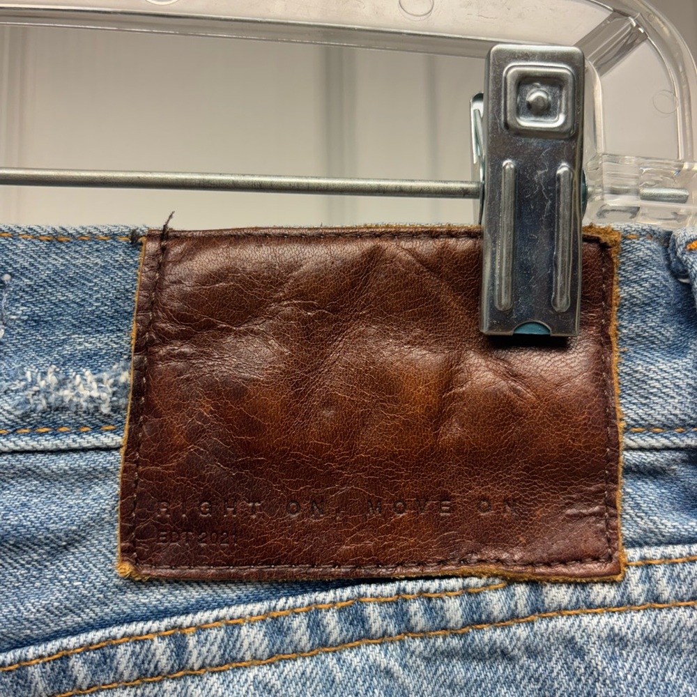 Zara The New Daddy Distressed Straight Leg Jeans β Womenβs Size 2 (EUR 34) - Picture 7 of 9